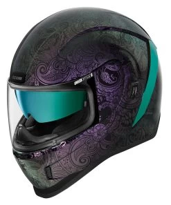 Icon Airform Chantilly Opal Helmet -Motorcycle Parts icon hlmt afrm chnt opal purple