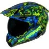 Icon Variant Pro Willy Pete Helmet -Motorcycle Parts icon hlmt vpro willypete blue green