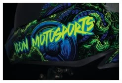 Icon Variant Pro Willy Pete Helmet -Motorcycle Parts icon hlmt vpro willypete blue green 3