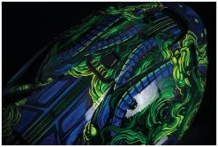 Icon Variant Pro Willy Pete Helmet -Motorcycle Parts icon hlmt vpro willypete blue green 5