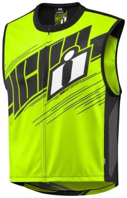 Icon Mil-Spec 2 Vest -Motorcycle Parts icon vest milspc2 hv yel hi viz yellow