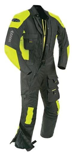Joe Rocket Survivor Suit -Motorcycle Parts joe rocket survivor suit black hi viz neon