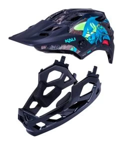 Kali Protectives Child Maya Full Face Lizard MTB Helmet -Motorcycle Parts kali protectives child maya full face lizard mtb helmet black 1