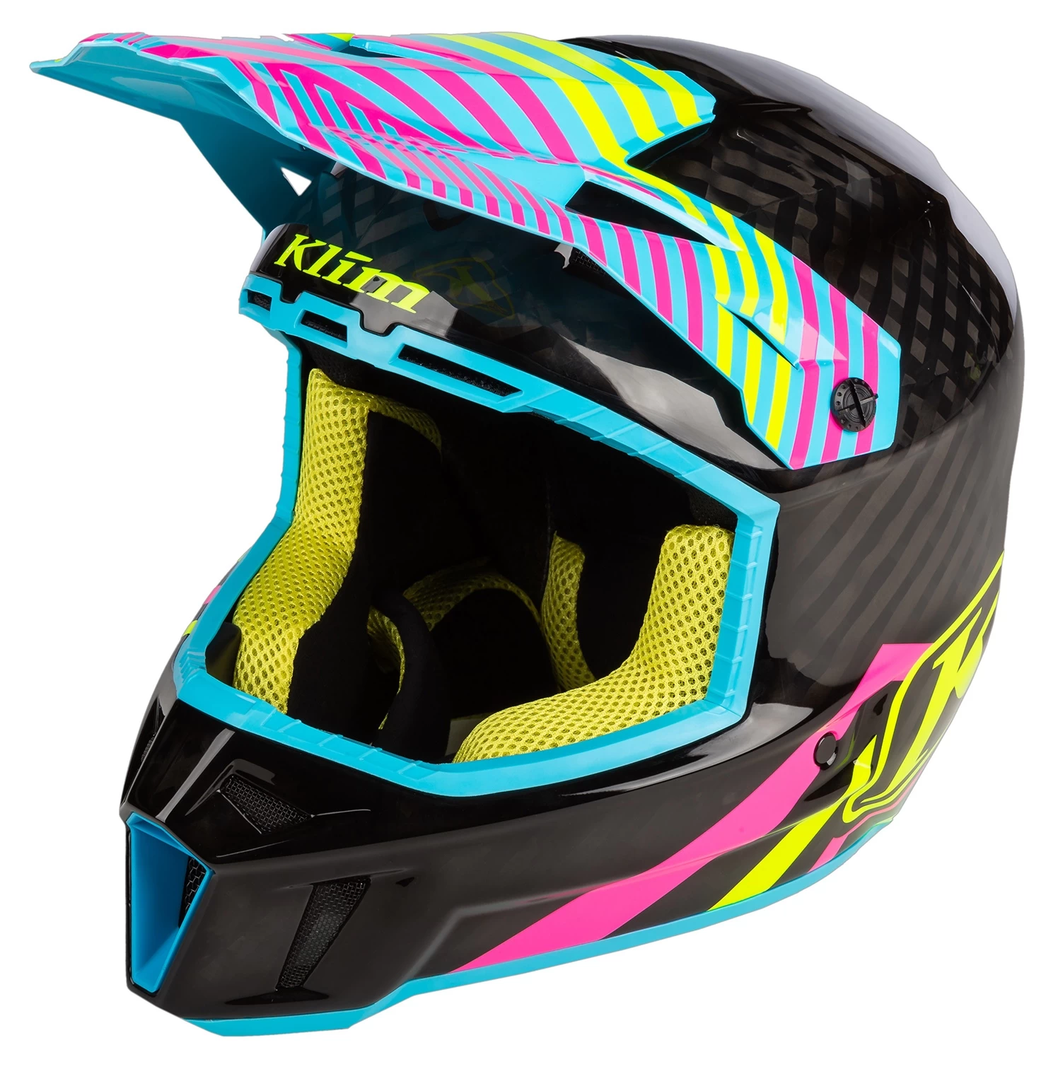 Klim F3 Carbon Illusion Off-Road Helmet 3 Klim F3 Carbon Illusion Off-Road Helmet
