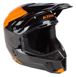 Klim F3 Verge Helmet -Motorcycle Parts klim f3 verge helmet orange black 2