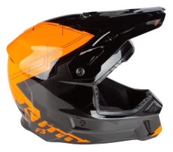 Klim F3 Verge Helmet -Motorcycle Parts klim f3 verge helmet orange black 3