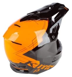 Klim F3 Verge Helmet -Motorcycle Parts klim f3 verge helmet orange black 4