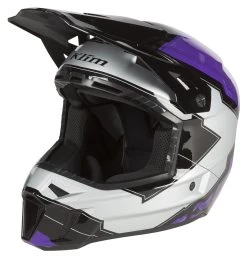 Klim F3 Verge Helmet -Motorcycle Parts klim f3 verge helmet purple silver