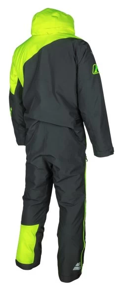 Klim Railslide One-Piece Suit -Motorcycle Parts klim railslide one piece suit grey hi viz yellow 1