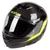 Klim TK1200 Karbon Architek Helmet -Motorcycle Parts klim tk1200 architek karbon helmet carbon hi viz yellow