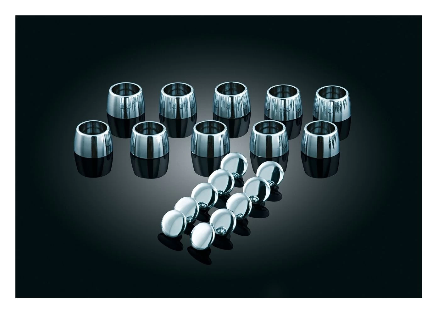 Kuryakyn Hollow Point Sleeve And Hot Spot 1/4" Socket Head Cap Screw Cover Kit 3 Kuryakyn Hollow Point Sleeve And Hot Spot 1/4" Socket Head Cap Screw Cover Kit