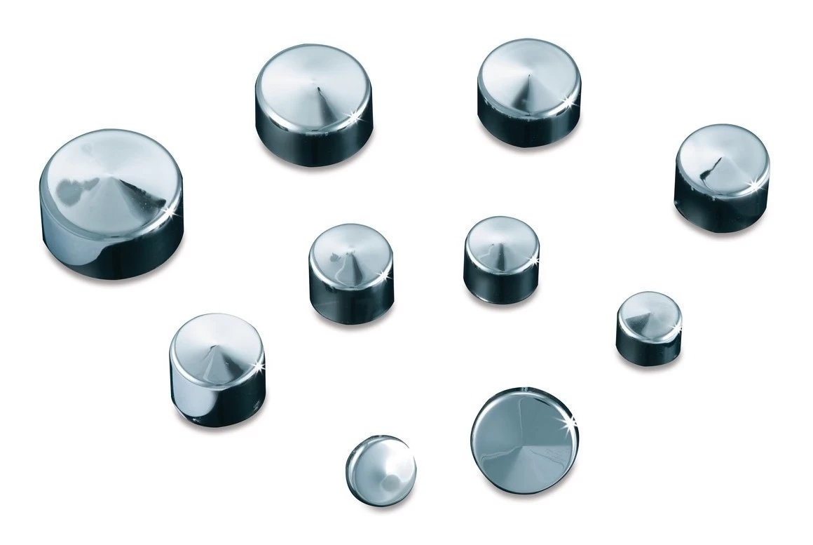 Kuryakyn Kool Kaps Button Head Bolt Covers 3 Kuryakyn Kool Kaps Button Head Bolt Covers