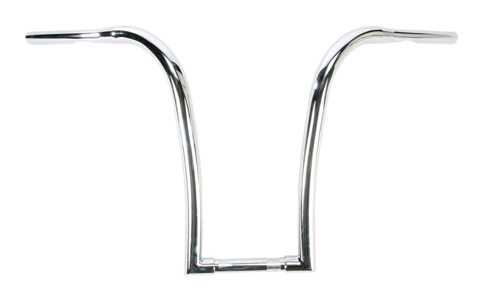 LA Choppers 1 1/4" Nice Curves Ape Handlebars For Harley 16" / Black [Blemished - Very Good] - Image 2