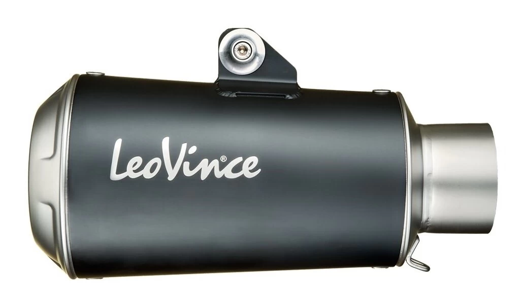 LeoVince LV-10 Slip-On Exhaust Husqvarna Vitpilen 401 / Svartpilen 401 2020 Black Stainless Steel [Open Box] - Image 2