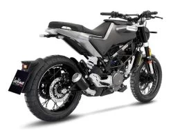 LeoVince LV-10 Slip-On Exhaust Husqvarna Vitpilen 401 / Svartpilen 401 2020 Black Stainless Steel [Open Box] -Motorcycle Parts leo vince lv10 slip on exhaust husqvarna vitpilen401 svartpilen4012020 black stainless steel open box black stainless steel 3