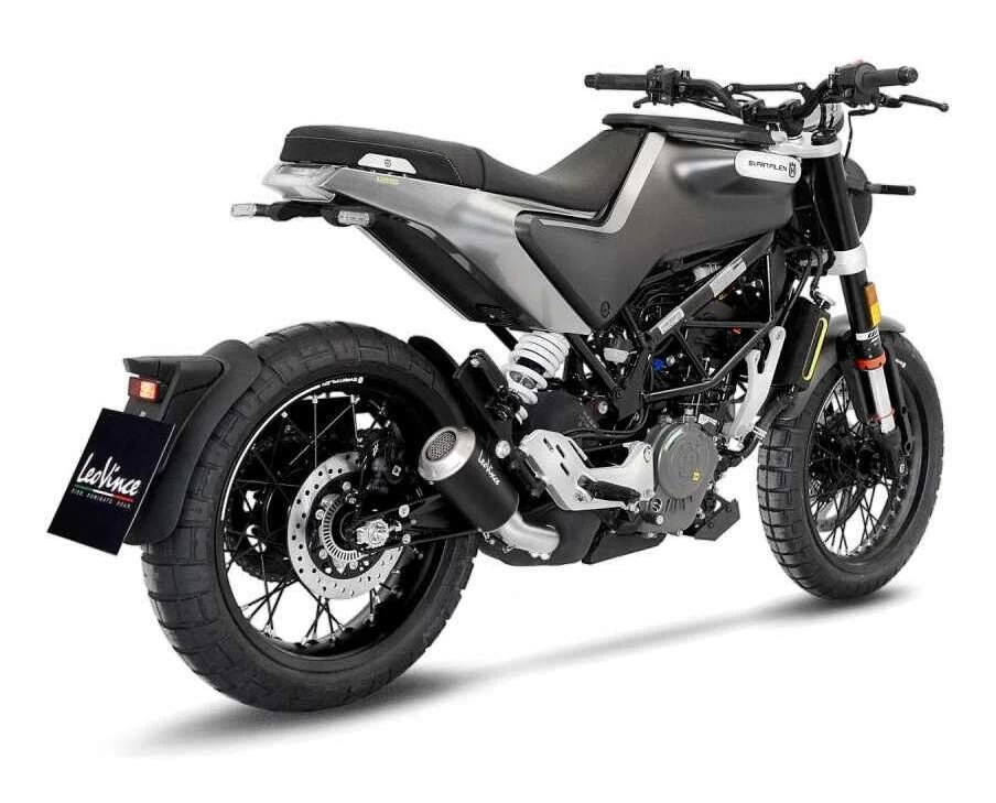 LeoVince LV-10 Slip-On Exhaust Husqvarna Vitpilen 401 / Svartpilen 401 2020 Black Stainless Steel [Open Box] - Image 4