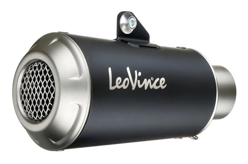 LeoVince LV-10 Slip-On Exhaust Husqvarna Vitpilen 401 / Svartpilen 401 2020 Black Stainless Steel [Open Box]
