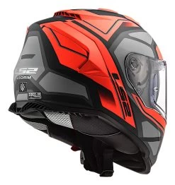 LS2 Assault Petra Helmet -Motorcycle Parts ls2 assault petra helmet matte red grey 1