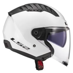 LS2 Copter Helmet - Solid -Motorcycle Parts ls2 copter helmet solid white 3