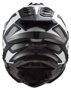 LS2 Explorer Alter Helmet -Motorcycle Parts ls2 explorer alter helmet black white 3