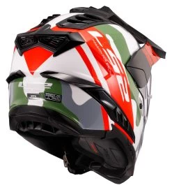 LS2 Explorer Camo X Helmet -Motorcycle Parts ls2 explorer camo x helmet gloss red white 3