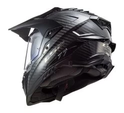LS2 Explorer Carbon Helmet - Solid 10 LS2 Explorer Carbon Helmet - Solid -Motorcycle Parts ls2 explorer carbon helmet solid matte carbon 2
