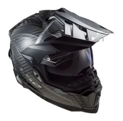 LS2 Explorer Carbon Helmet - Solid 12 LS2 Explorer Carbon Helmet - Solid -Motorcycle Parts ls2 explorer carbon helmet solid matte carbon 4