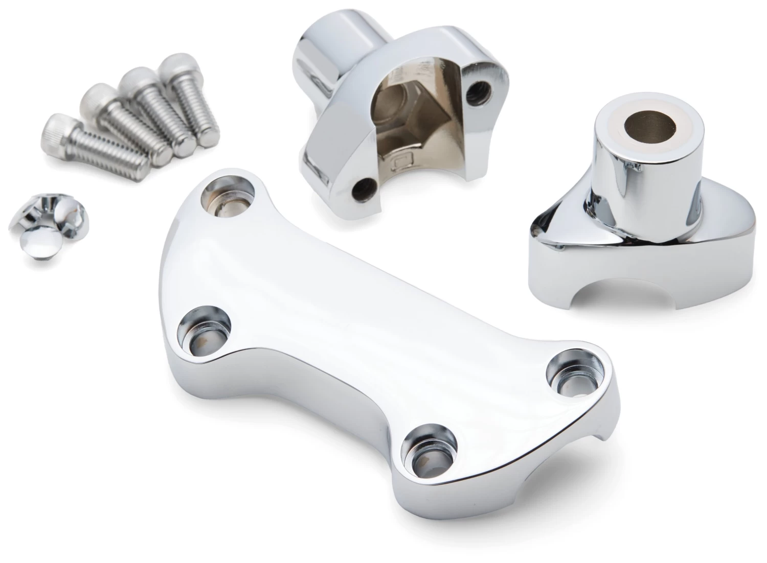 Milwaukee Twins Shorty Style 1 1/2" Riser Set 4 Milwaukee Twins Shorty Style 1 1/2" Riser Set - Image 2