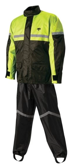 Nelson-Rigg Stormrider Rain Suit 9 Nelson-Rigg Stormrider Rain Suit -Motorcycle Parts nelson rigg sr6000 stormrider rain suit black hi viz yellow