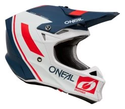 O'Neal 10 Series Hyperlite Flow Helmet -Motorcycle Parts o neal10 series hyperlite flow helmet blue white red 1