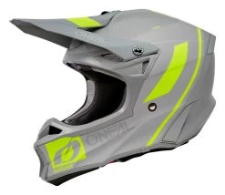 O'Neal 10 Series Hyperlite Flow Helmet -Motorcycle Parts o neal10 series hyperlite flow helmet grey hi viz yellow