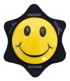 Oxford Smiler Knee Sliders -Motorcycle Parts oxford smiler knee sliders white 2