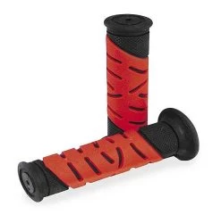 Pro Grip 719 RVGS Gel Grips For Harley With Throttle By Wire Black/Red / Open Ended [Open Box]
