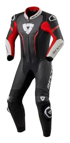 REV'IT! Argon Race Suit -Motorcycle Parts revit argon race suit black fluo red