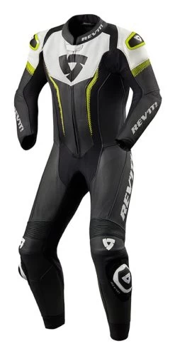 REV'IT! Argon Race Suit -Motorcycle Parts revit argon race suit black fluo yellow