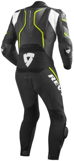 REV'IT! Vertex Pro Race Suit 17 REV'IT! Vertex Pro Race Suit -Motorcycle Parts revit one piece vertex pro bw black fluo yellow 1