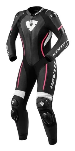 REV'IT! Xena 3 Women's Race Suit -Motorcycle Parts revit xena3 womens race suit black pink