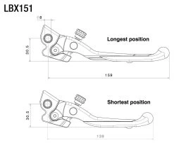 Rizoma Adjustable Plus Brake Levers Vespa GTS 300 / Super 2017-2021 11 Rizoma Adjustable Plus Brake Levers Vespa GTS 300 / Super 2017-2021 -Motorcycle Parts rizoma adjustable plus brake levers vespa gts300 super20172021 4