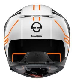 Schuberth C5 Master Helmet -Motorcycle Parts schuberth c5 master helmet black white orange 4