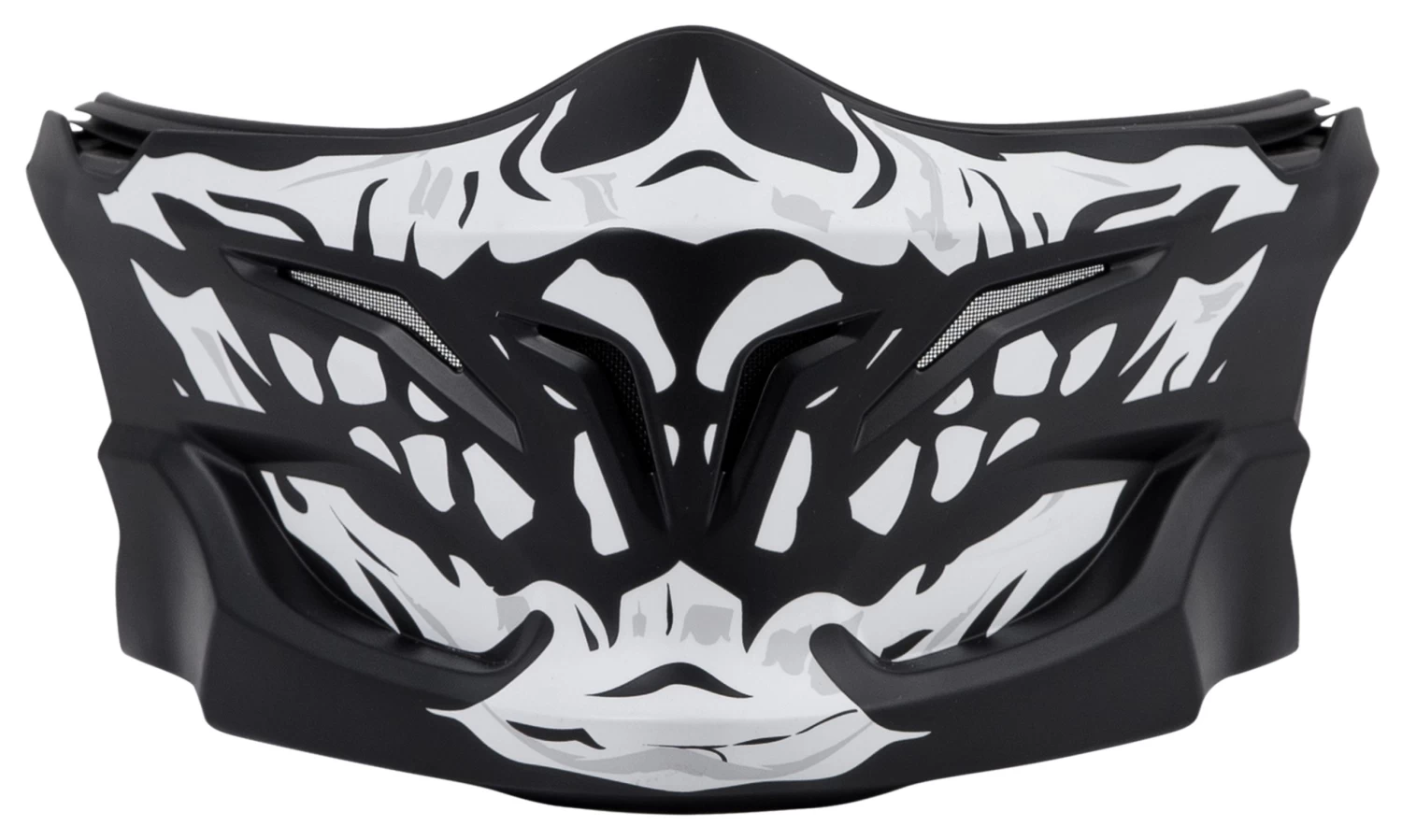 Scorpion EXO Covert Skull Face Mask Black/White [Open Box] - Image 2