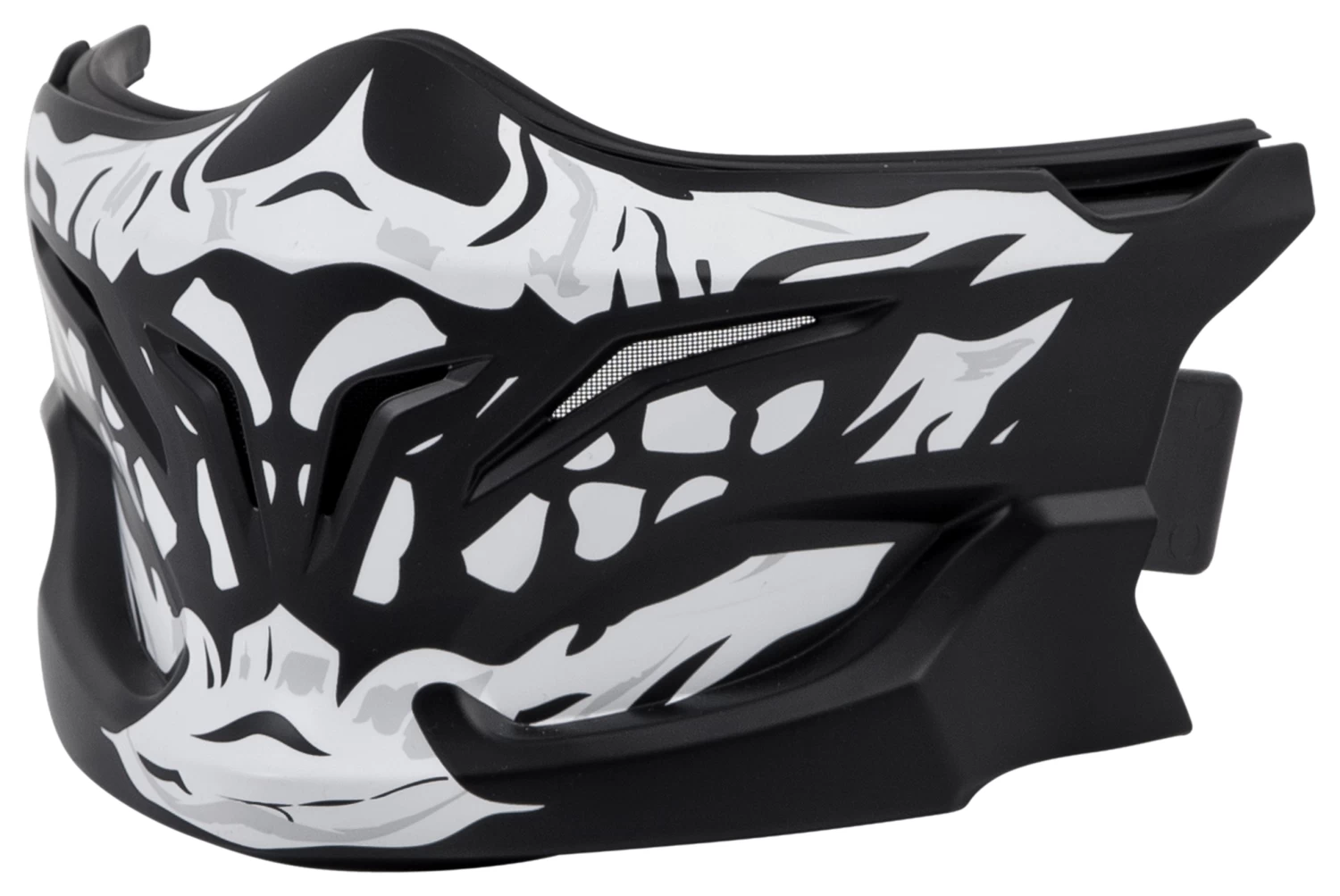 Scorpion EXO Covert Skull Face Mask Black/White [Open Box]