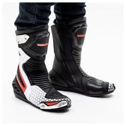 Sedici Chicane Boots -Motorcycle Parts sedici chicane boots black white red