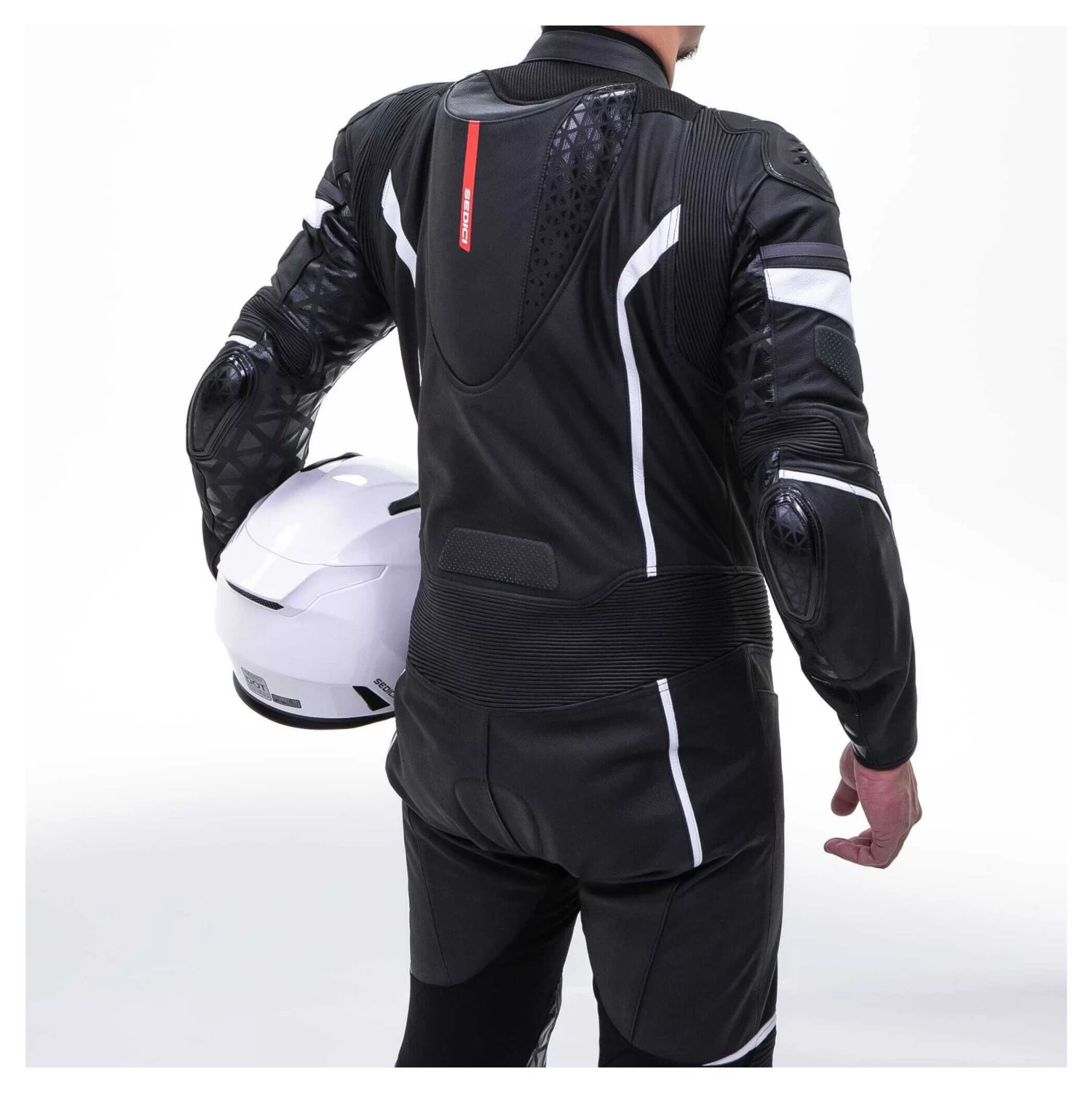 Sedici Chicane One-Piece Race Suit Black/White / 54 [Demo - Good] - Image 5
