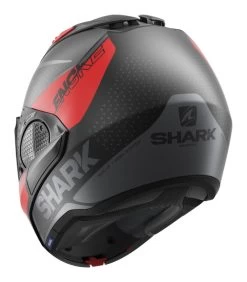 Shark EVO GT ENCKE Helmet -Motorcycle Parts shark evogtencke helmet matte black red grey 2