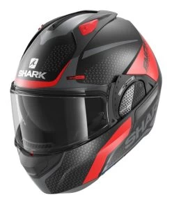 Shark EVO GT ENCKE Helmet -Motorcycle Parts shark evogtencke helmet matte black red grey