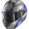 Shark EVO GT ENCKE Helmet -Motorcycle Parts shark evogtencke helmet matte grey blue black