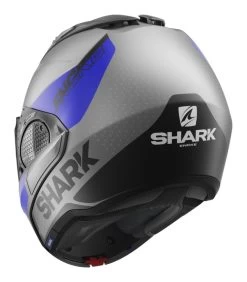 Shark EVO GT ENCKE Helmet -Motorcycle Parts shark evogtencke helmet matte grey blue black 2
