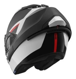 Shark EVO GT SEAN Helmet -Motorcycle Parts shark evogtsean helmet white matte black red 3