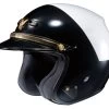 Shoei RJ Platinum-LE Hi-Rise Helmet -Motorcycle Parts shoei rj platinum le hi rise helmet black white