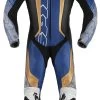 Spidi Supersonic Pro Perforated Race Suit -Motorcycle Parts spidi supersonic perf pro racesuit black blue gold46